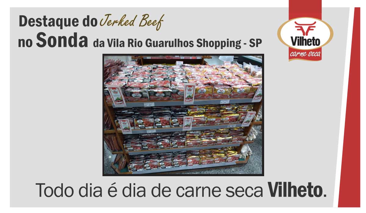 Carne seca no Sonda da Vila Rio Guarulhos Shopping, de Guarulhos em SP