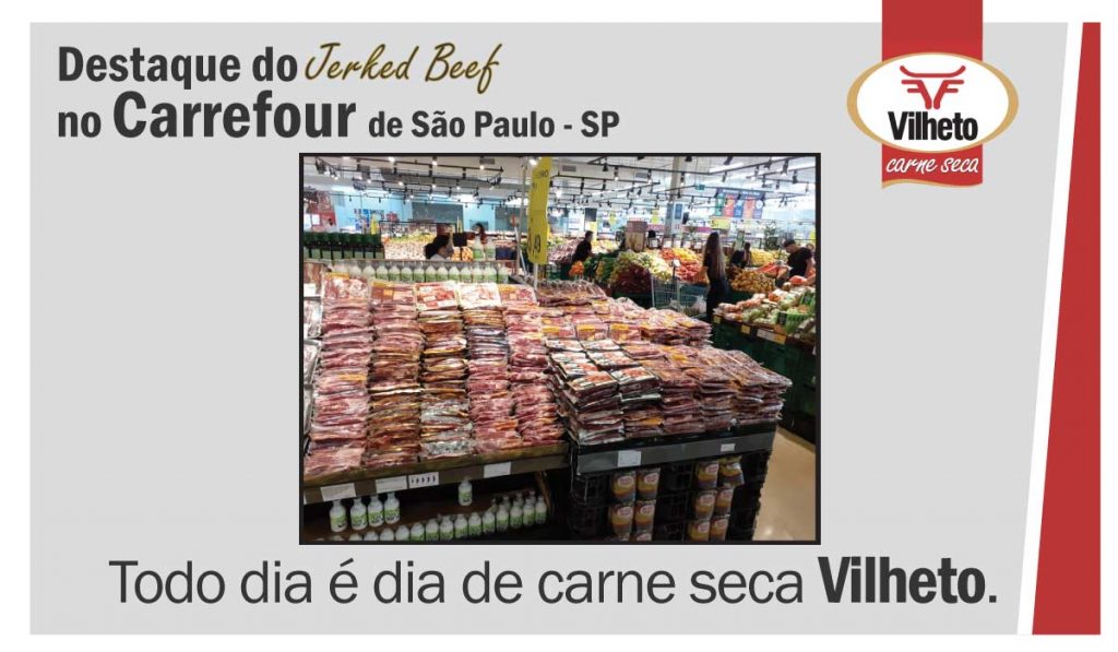 Carne seca no Carrefour, de São Paulo em SP