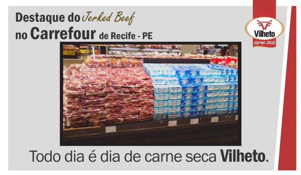 Carne seca Vilheto no Carrefour do Recife – PE