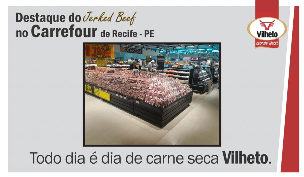 Carne seca Vilheto no Carrefour do Recife -PE