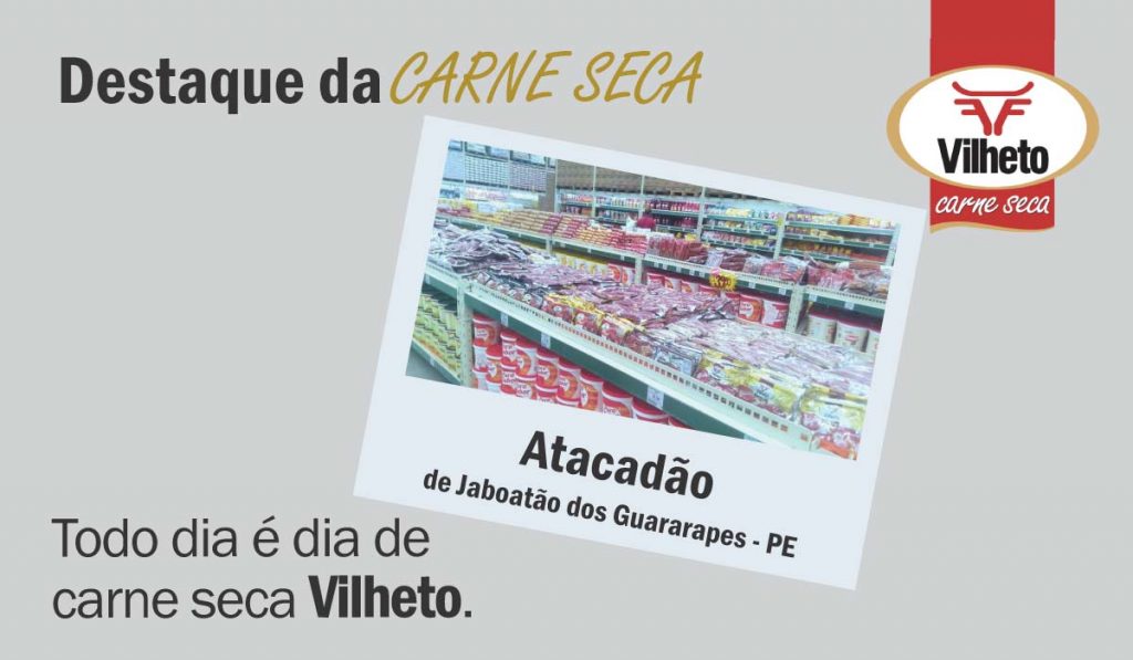 Carne seca no Atacadão, de Jaboatão no Recife no PE