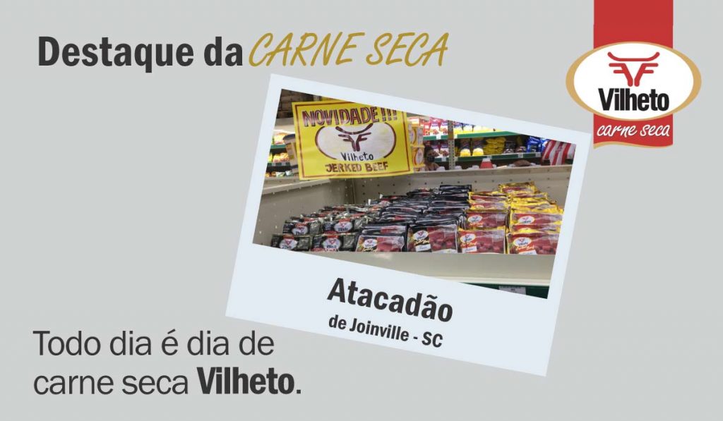 Carne seca no Atacadão, de Joinville em SC