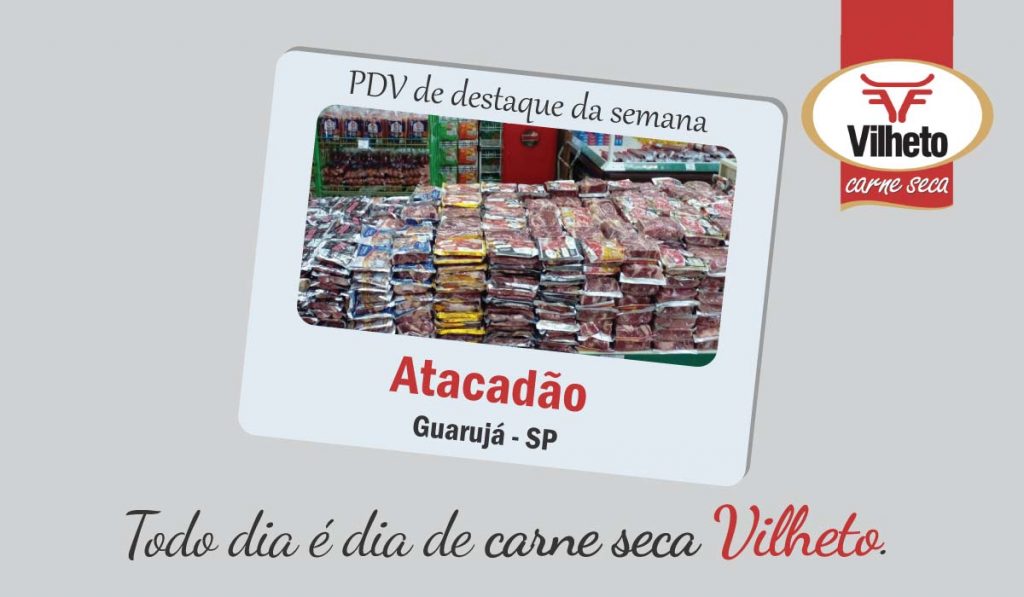Carne seca no Atacadão, no Guarujá em São Paulo SP