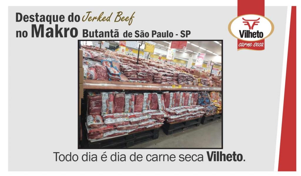 Destaque da carne seca no Makro Butantã, de São Paulo em SP