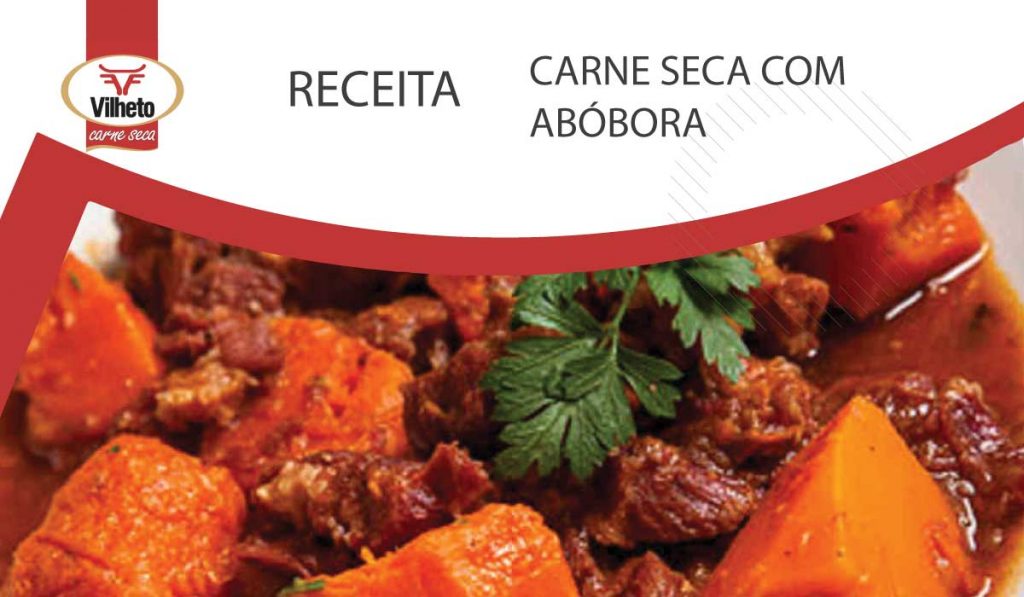 Receita de carne seca com abóbora