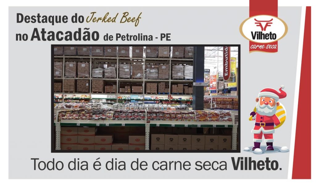 Carne seca no Atacadão, de Petrolina em PE