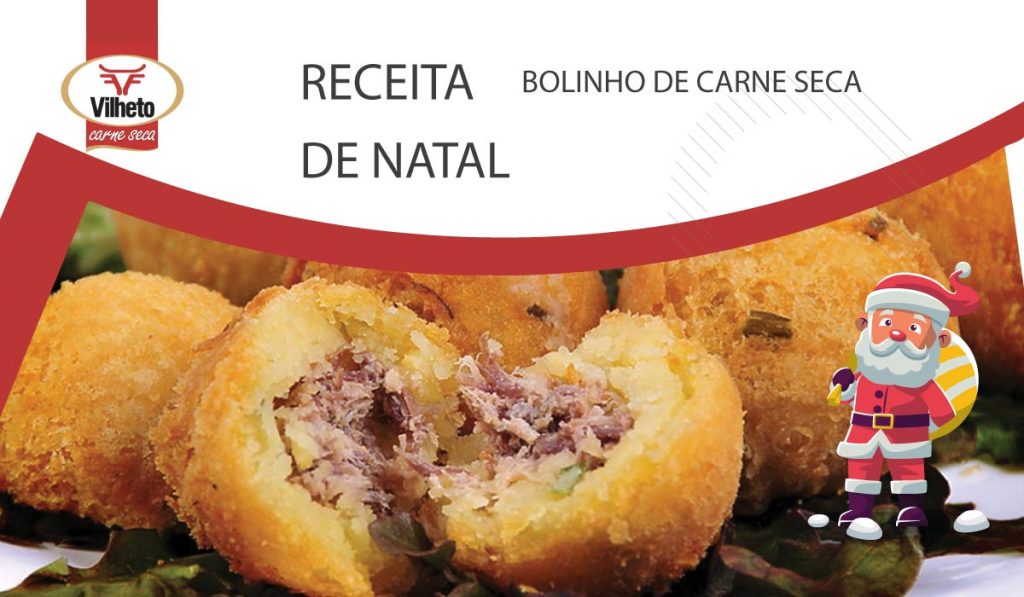 Receita de Natal – Bolinho de Carne Seca