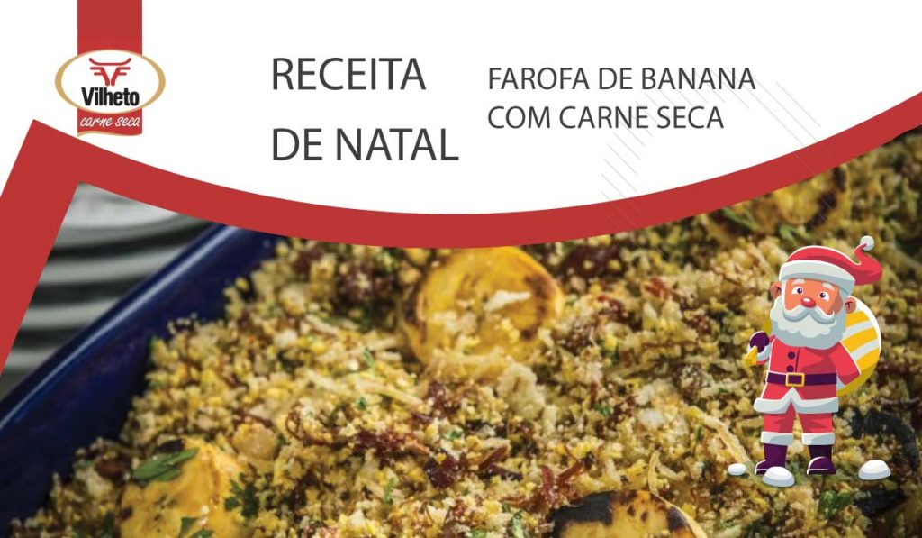 Farofa de Banana com Carne Seca