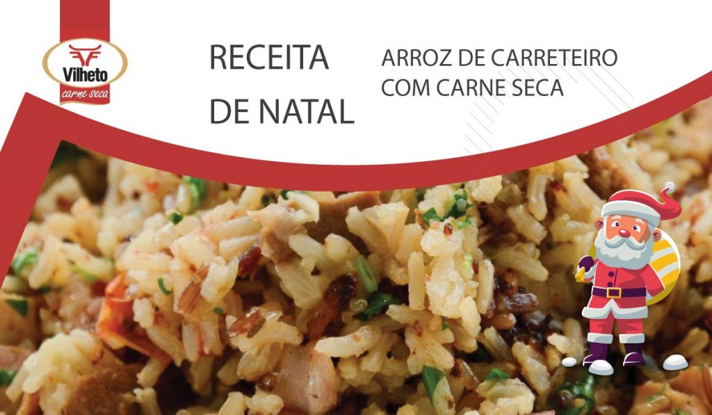 Receita de Natal - Arroz de Carreteiro com Carne Seca