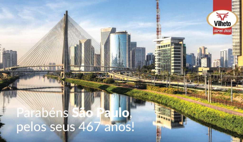 Parabéns São Paulo, pelos seus 467 anos!