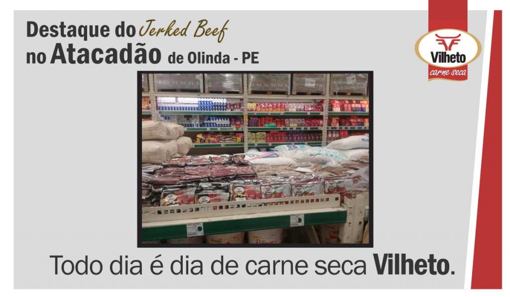 Carne seca Vilheto no Atacadão em Olinda – PE