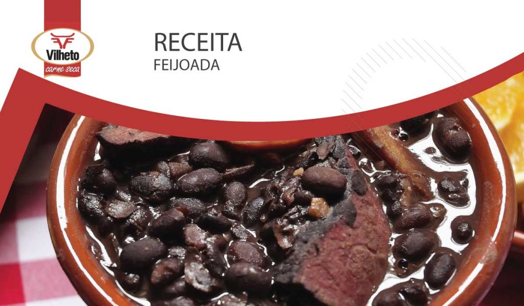 Receita da semana com carne seca Vilheto, feijoada com carne seca
