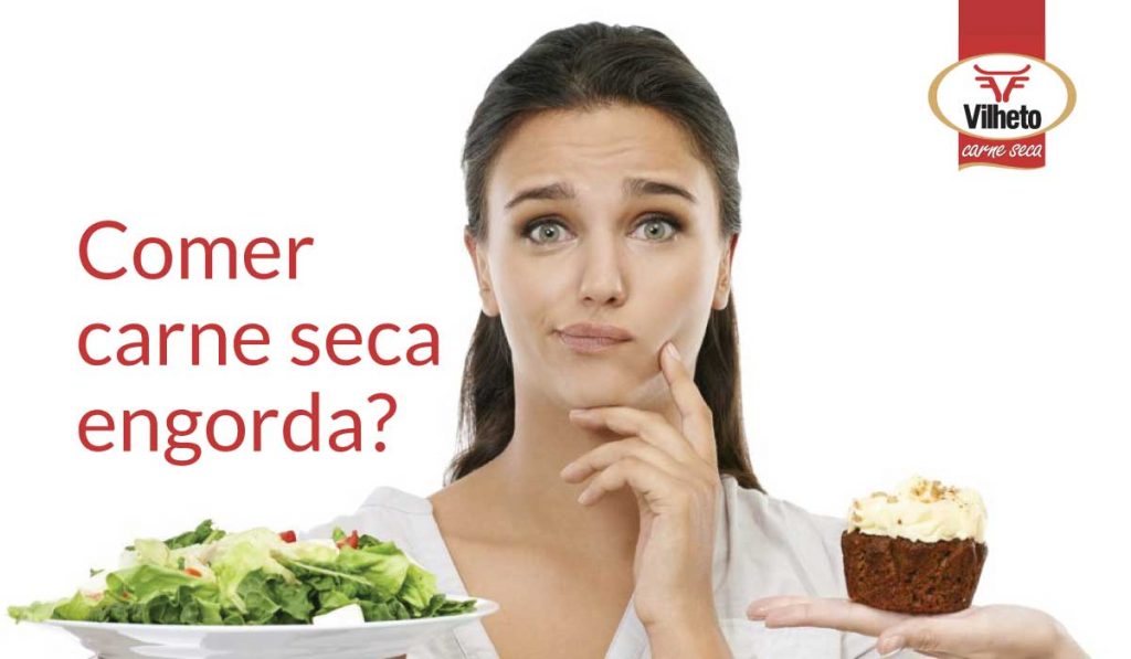 Comer carne seca engorda?