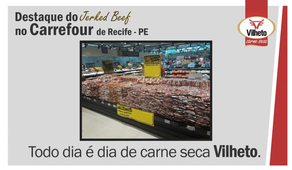 Carne seca Vilheto no Carrefour em Recife – PE