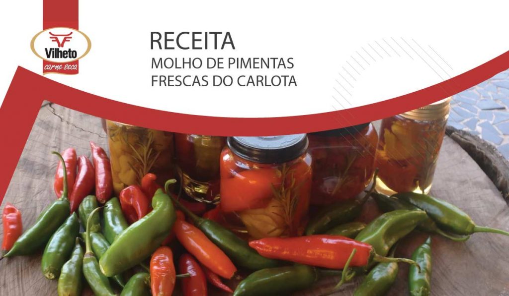 Molho de Pimentas frescas do Carlota