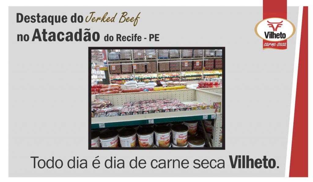 Carne seca Vilheto no Atacadão em Recife – PE
