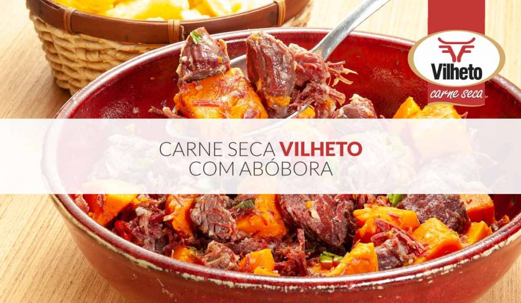 Carne seca Vilheto com abóbora