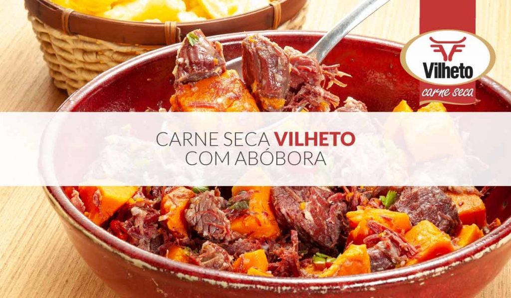 Carne seca Vilheto com abóbora
