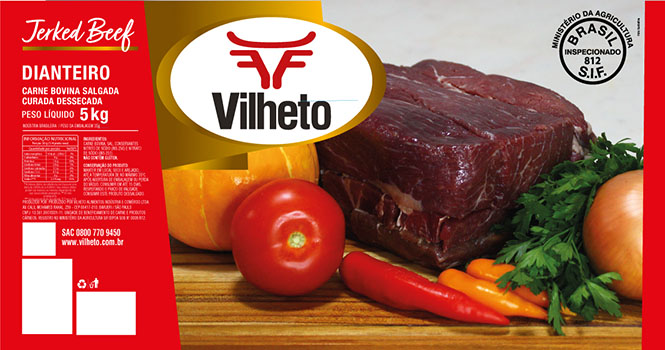 Front 5kg - Every day is Vilheto's jerked beef day - The best jerked beef from Brazil!
