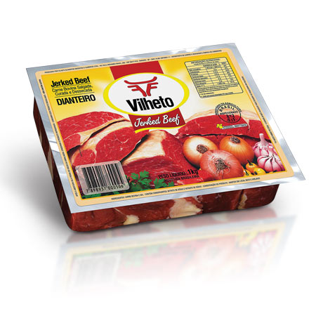 Dianteiro 1kg - Todo dia é dia de carne seca Vilheto - O melhor jerked beef do Brasil!