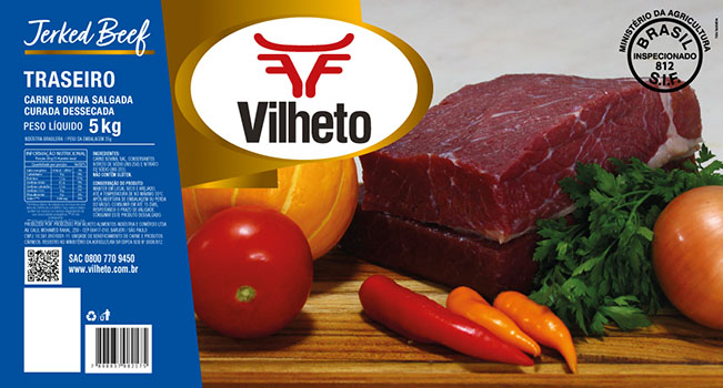 Sirloin and Top Round 5kg - Every day is Vilheto's jerked beef day - The best jerked beef from Brazil!